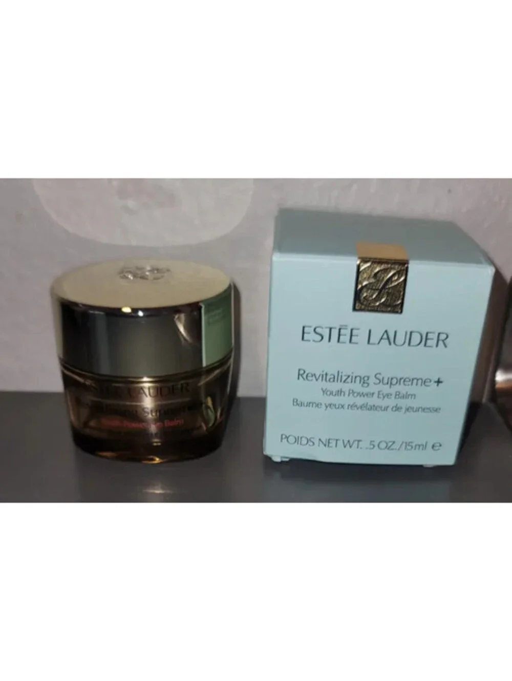 ESTEE LAUDER REVITALIZING SUPREME GLOBAL ANTI-AGING EYE BALM .5 OZ NEW